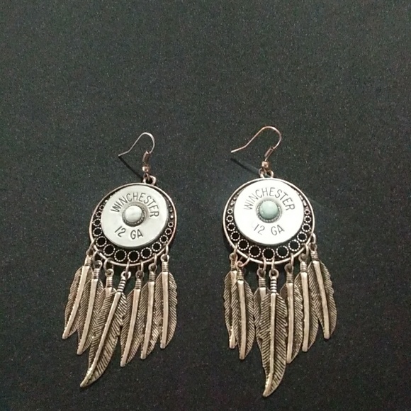 Jewelry - HANDMADE 12 GAGE SHOTGUN WINCHESTER EARRINGS